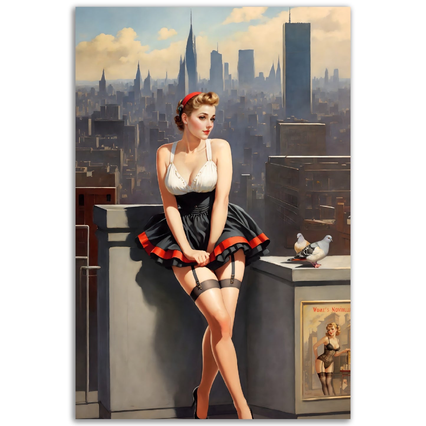 Daily Pinup #59 - Rooftop Wall Art