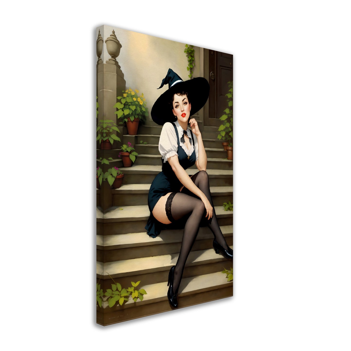 Daily Pinup #35 - Witch at Your Door Step Wall Art