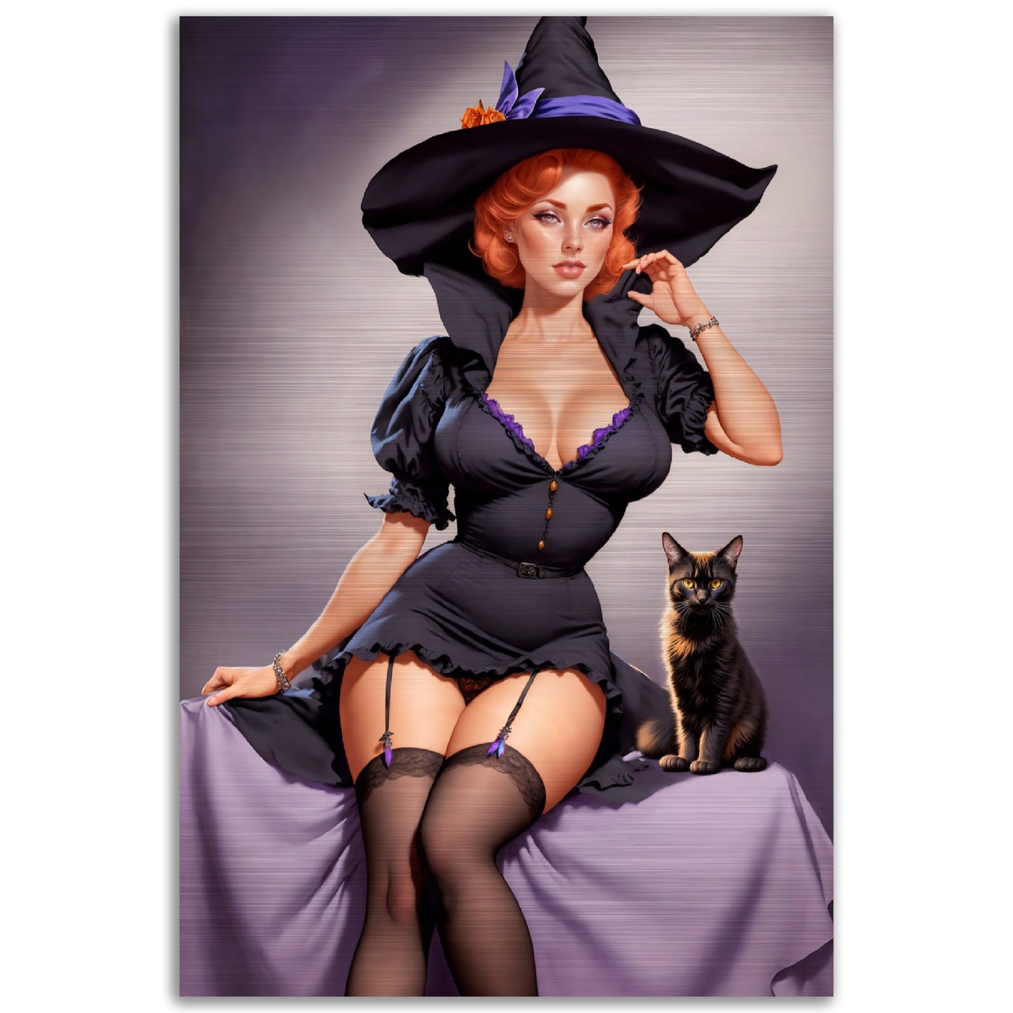 Daily Pinup #25 - The Witch's Familiar Wall Art