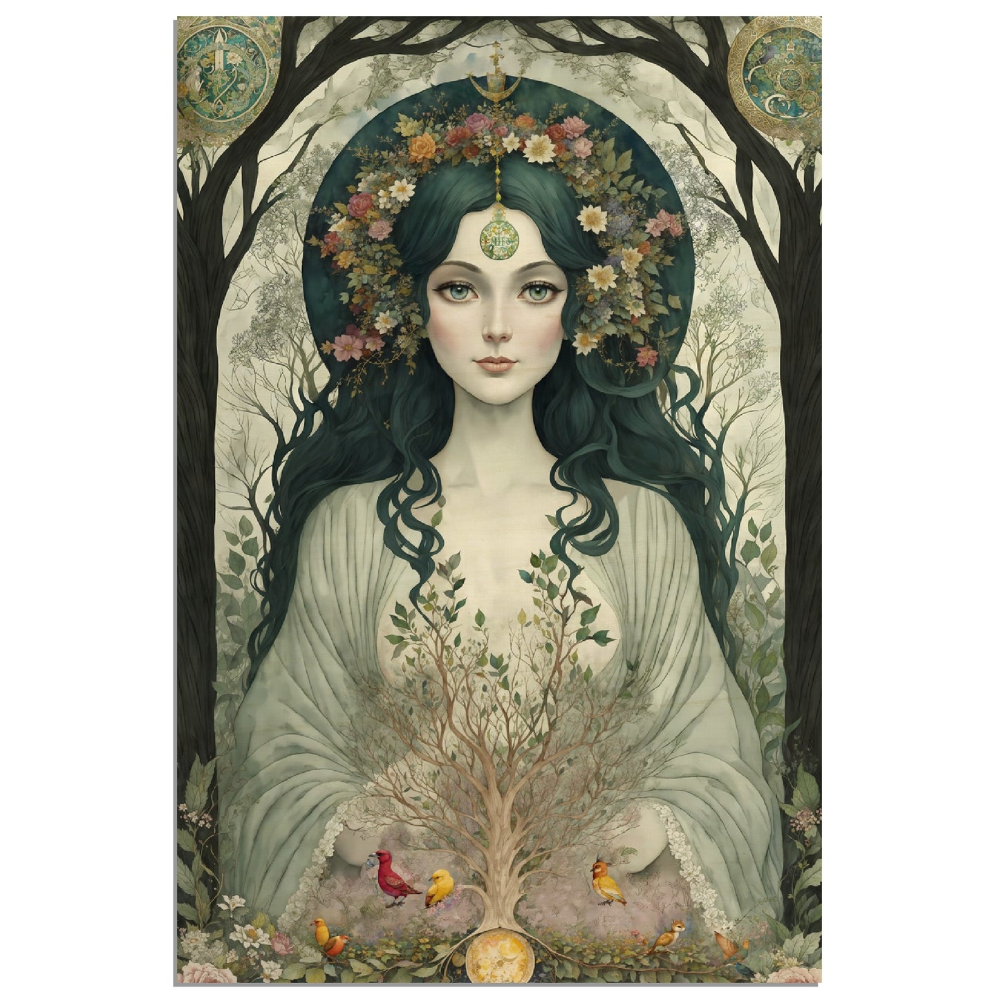 Daily Pinup #71 - Zoe Goddess of New Life Wall Art