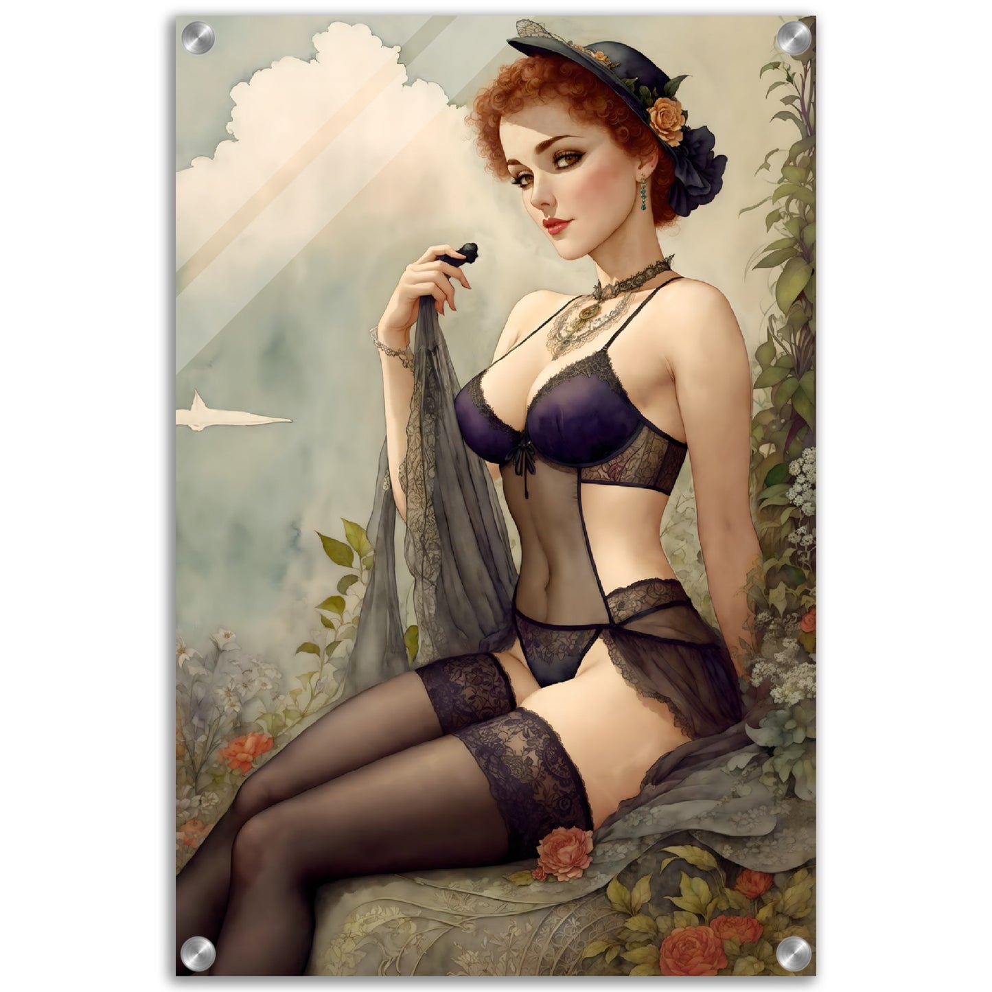 Daily Pinup #60 - Retro Temptress Wall Art