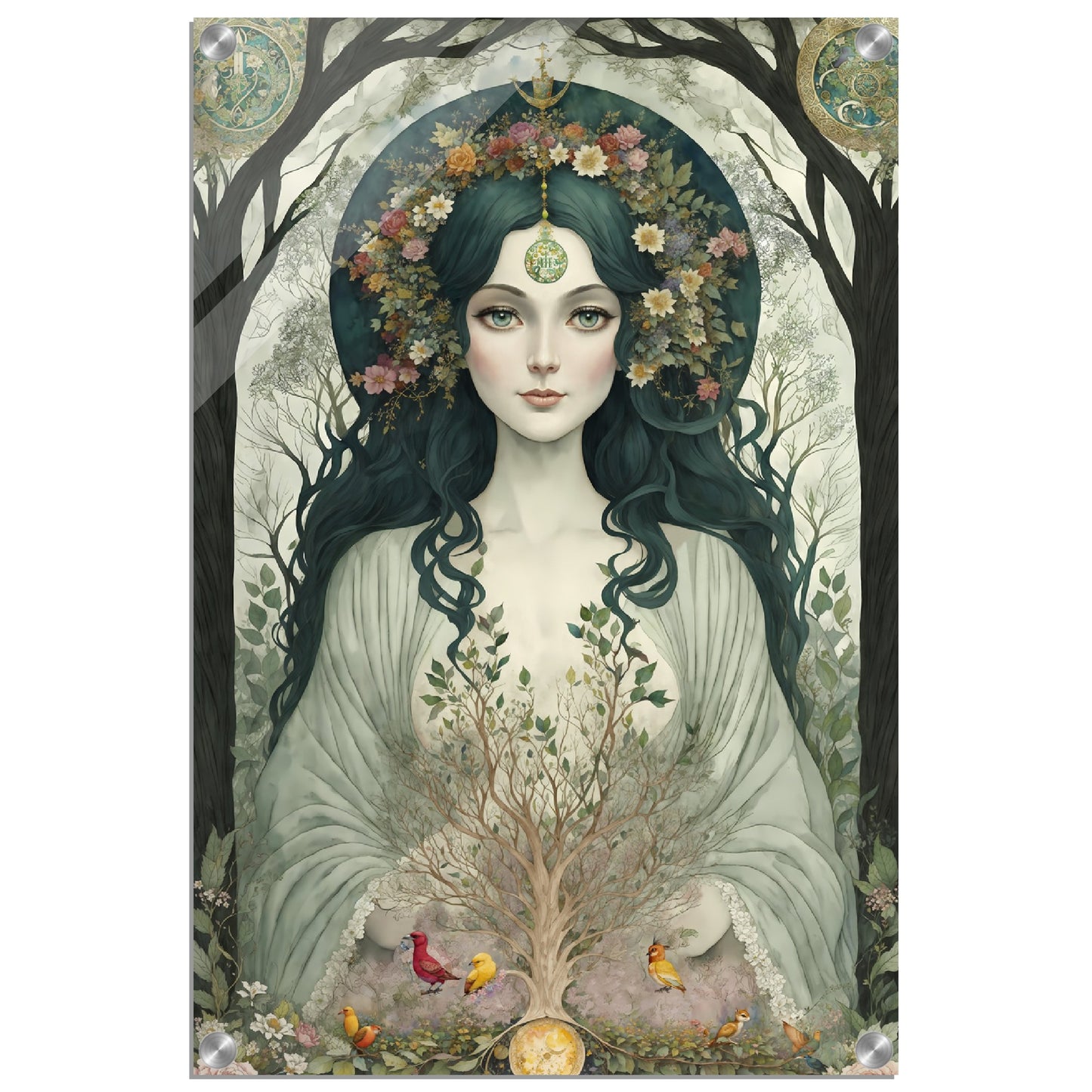 Daily Pinup #71 - Zoe Goddess of New Life Wall Art