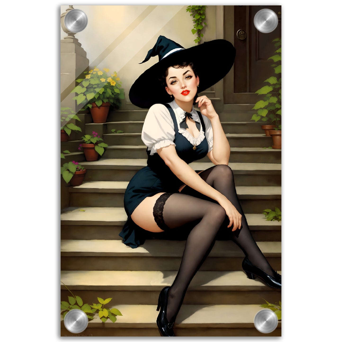 Daily Pinup #35 - Witch at Your Door Step Wall Art