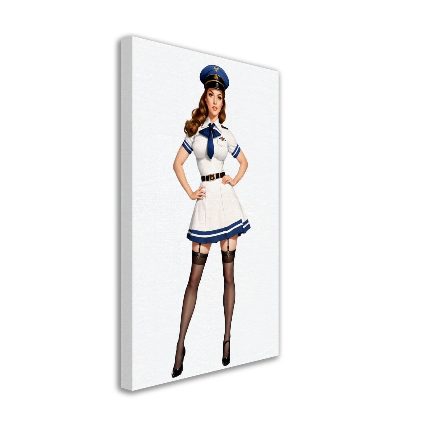 Daily Pinup #08 Air Force Girl Wall Art