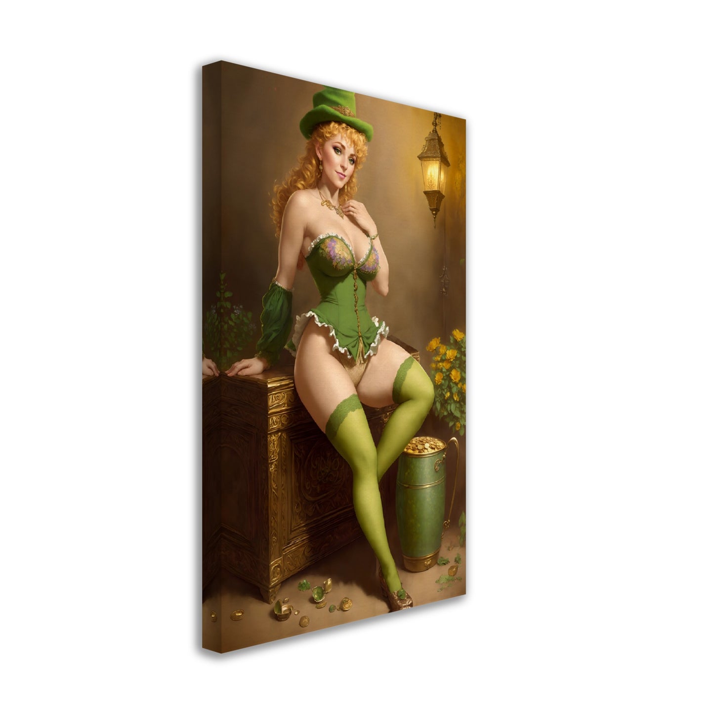 Daily Pinup #19 - Leprechaun Pinup Wall Art