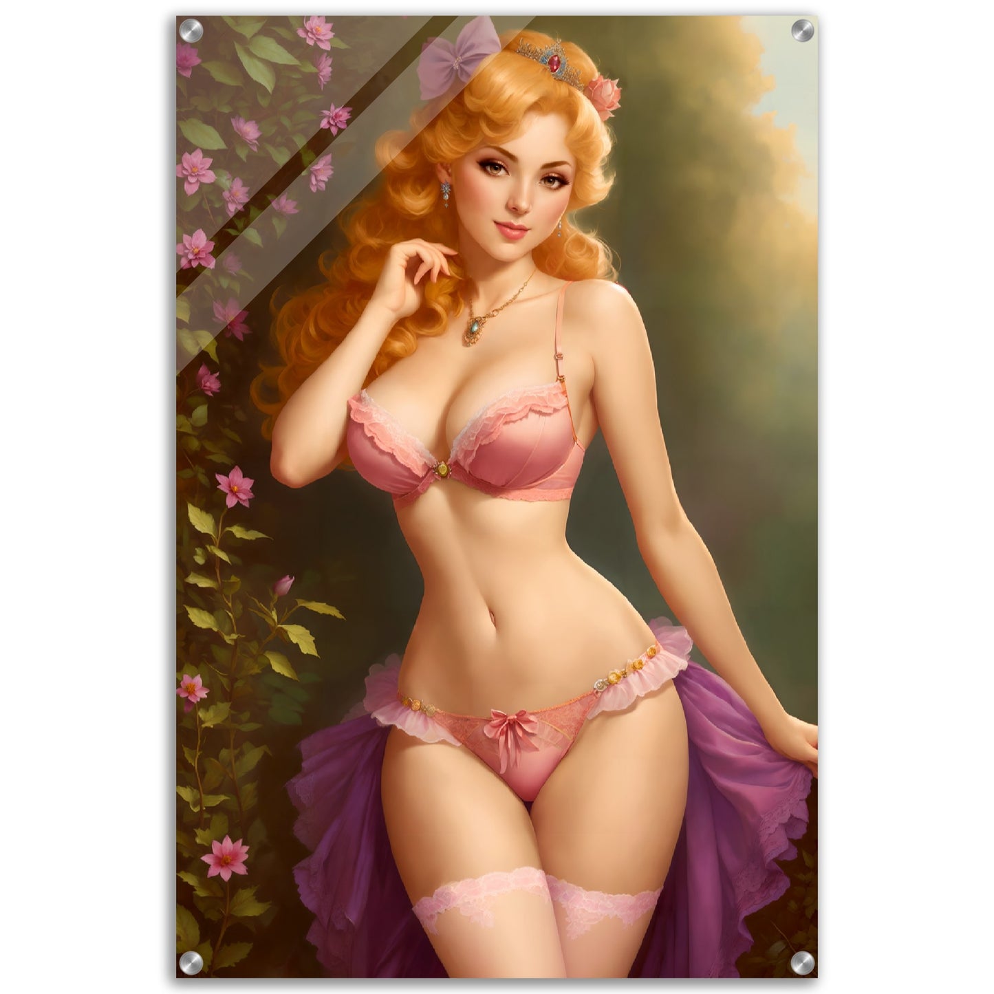 Daily Pinup #52 - Pink Princess Wall Art
