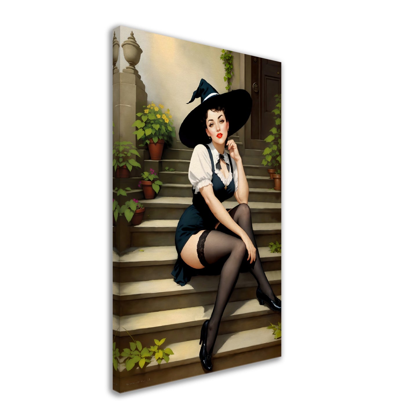 Daily Pinup #35 - Witch at Your Door Step Wall Art
