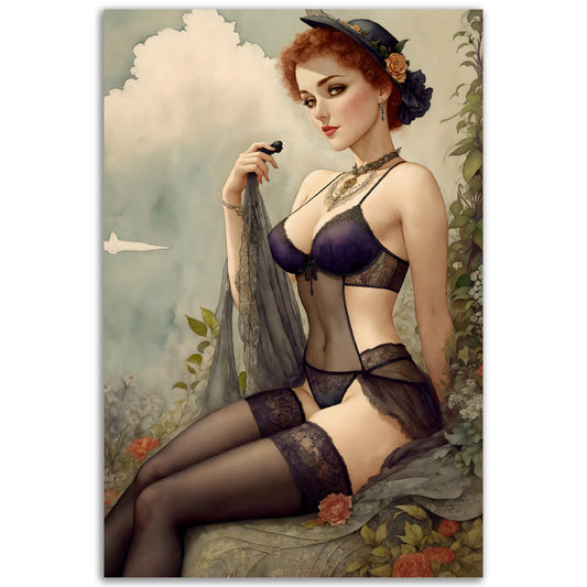 Daily Pinup #60 - Retro Temptress Wall Art