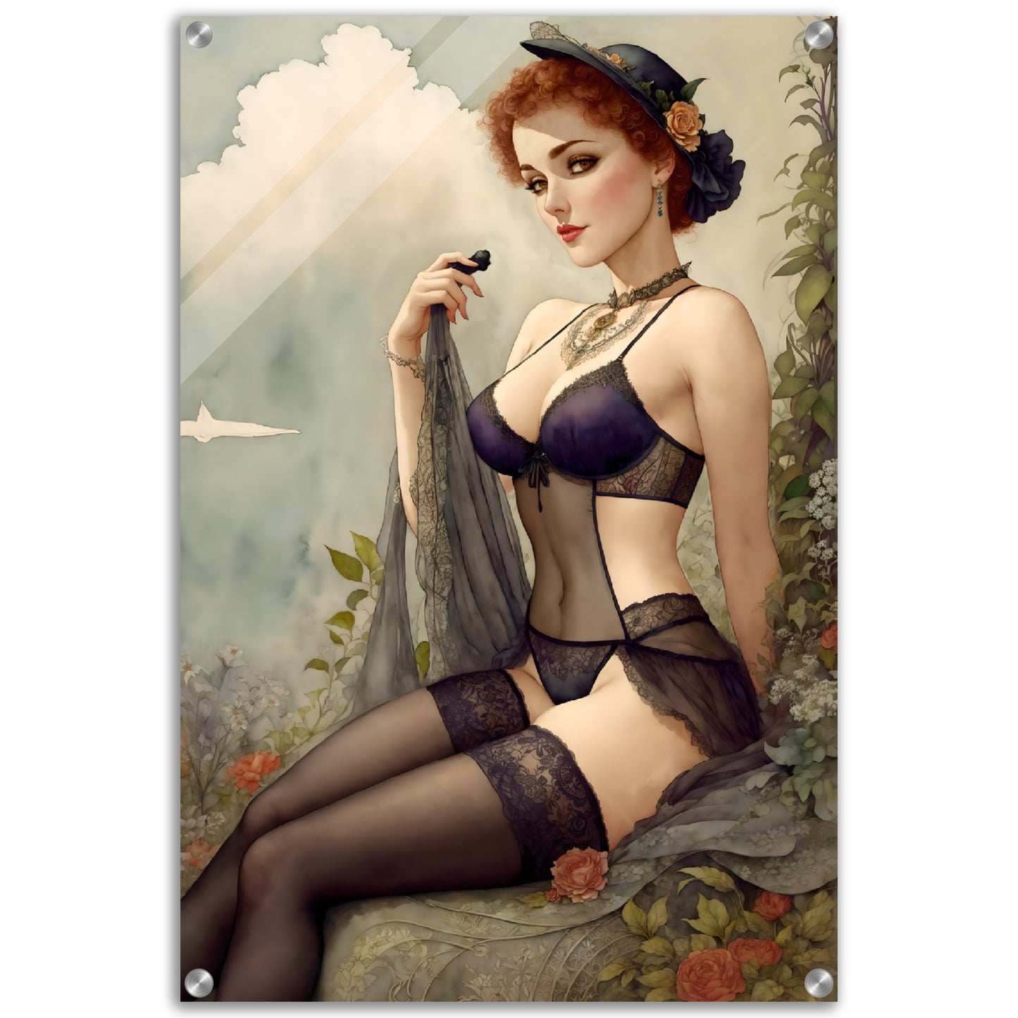 Daily Pinup #60 - Retro Temptress Wall Art