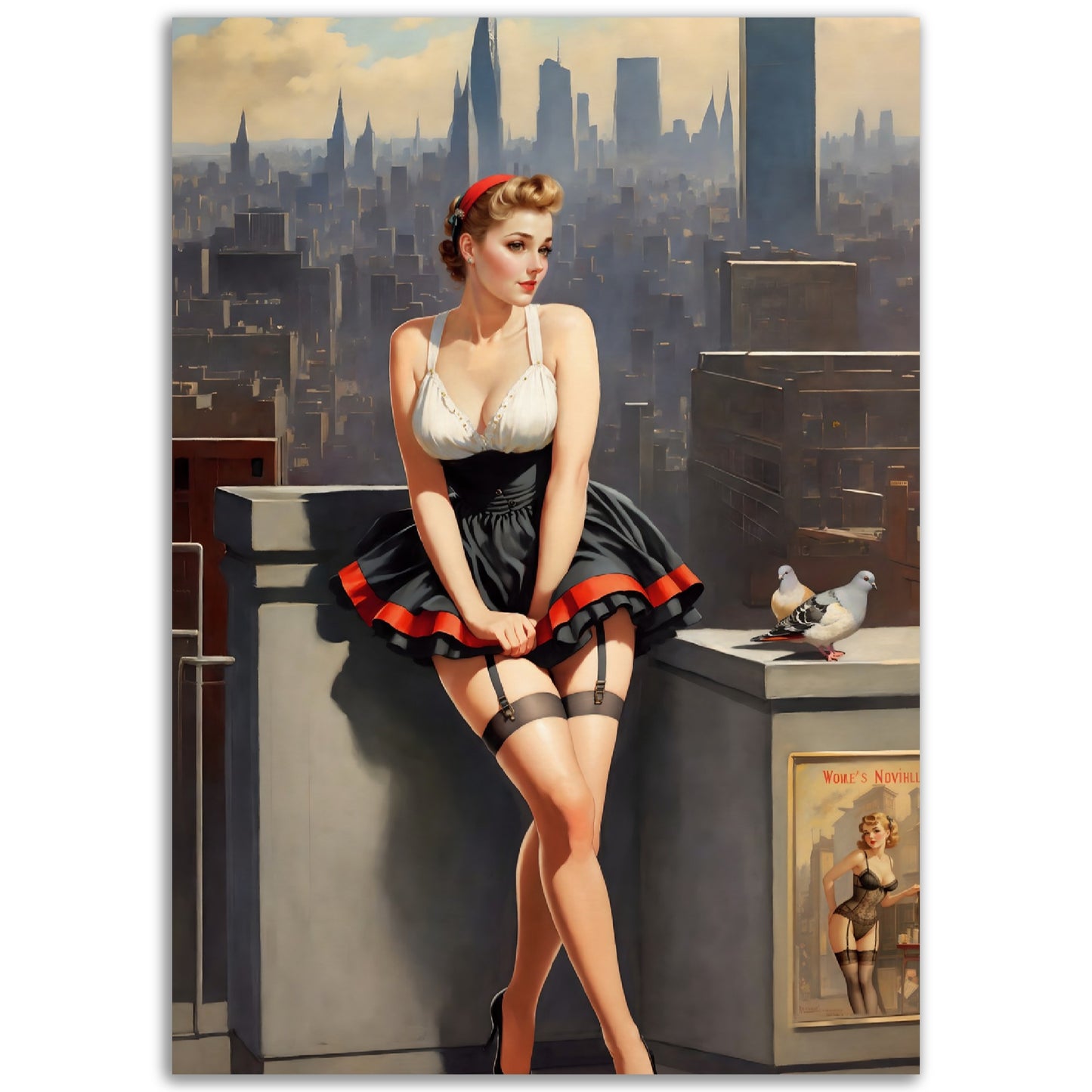 Daily Pinup #59 - Rooftop Wall Art
