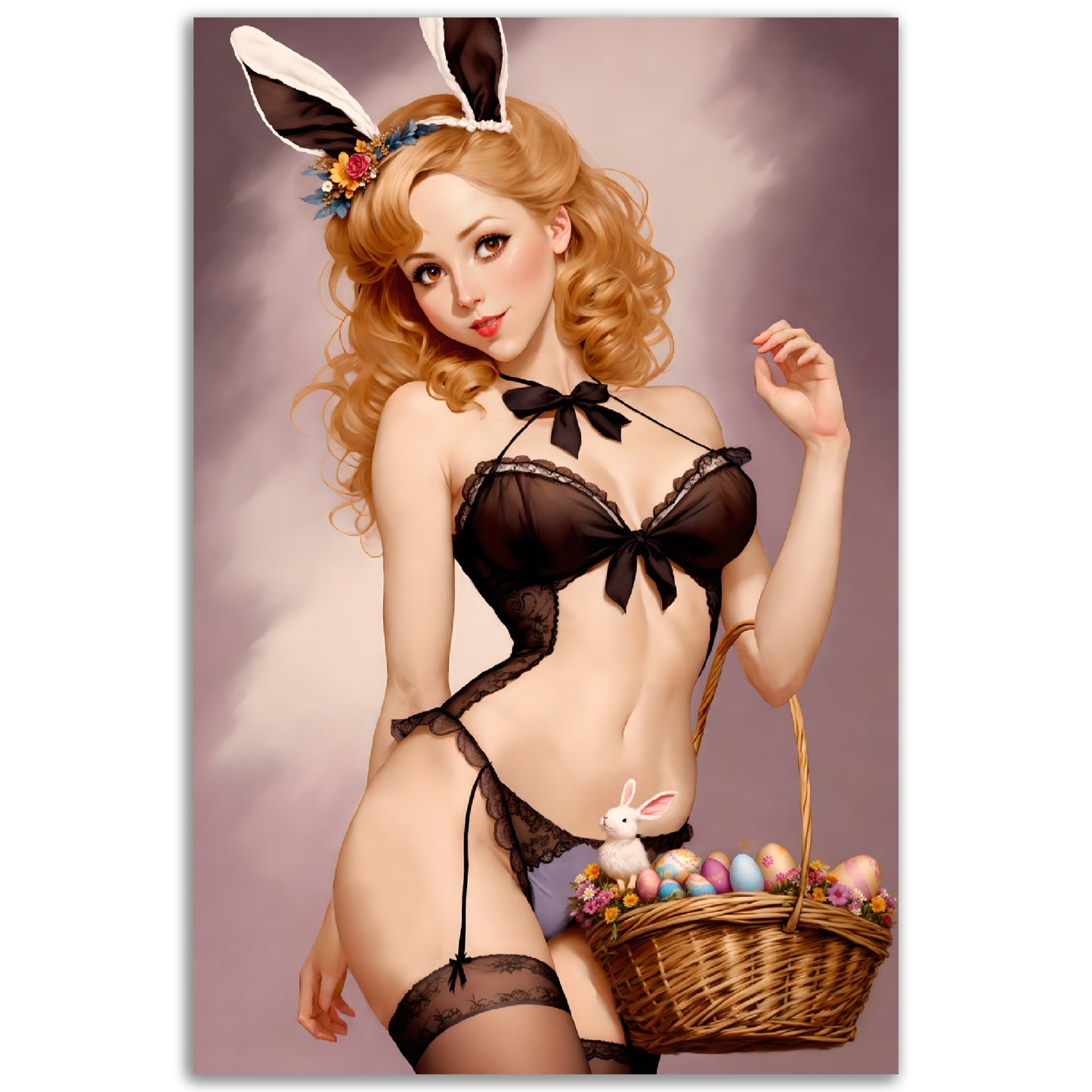 Daily Pinup #38 - Easter Bunny Wall Art