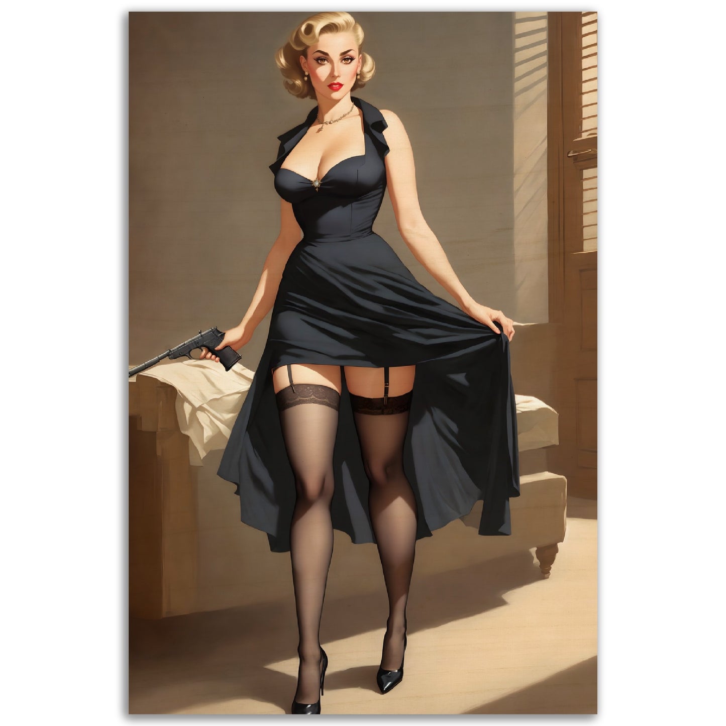Daily Pinup #34 - Secret Agent Wall Art