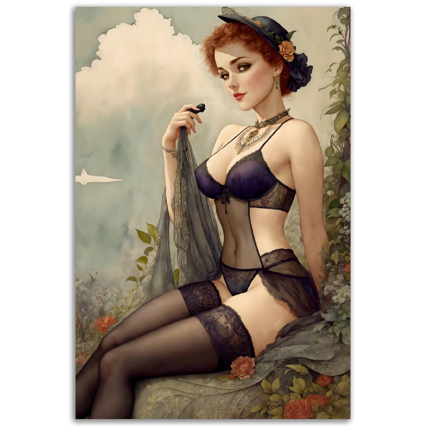 Daily Pinup #60 - Retro Temptress Wall Art