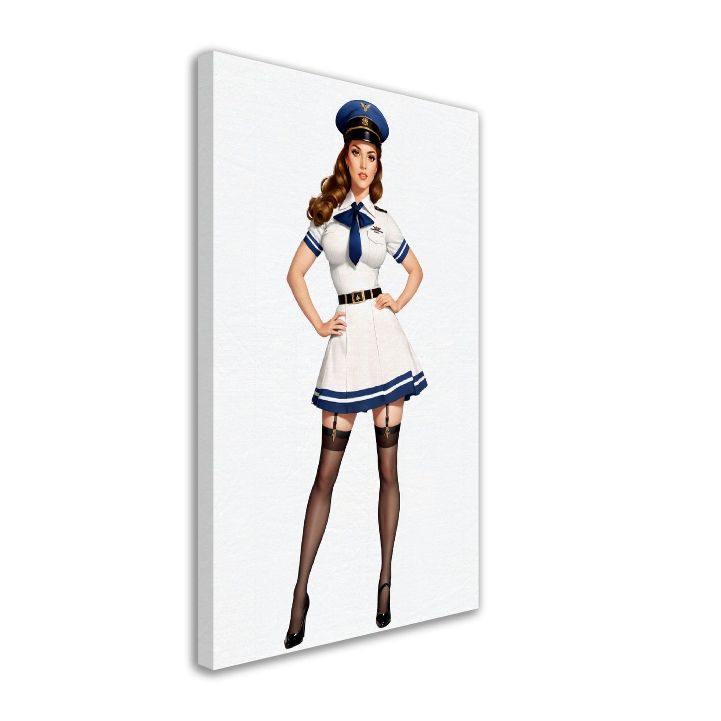 Daily Pinup #08 Air Force Girl Wall Art