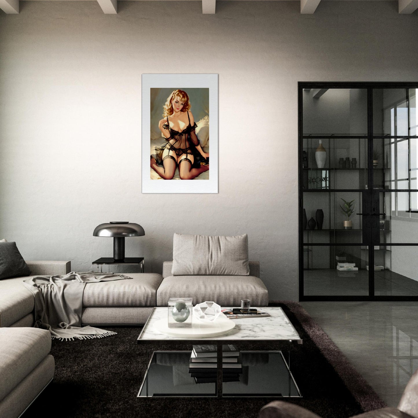 Daily Pinup #69 - She's Waiting Wall Art