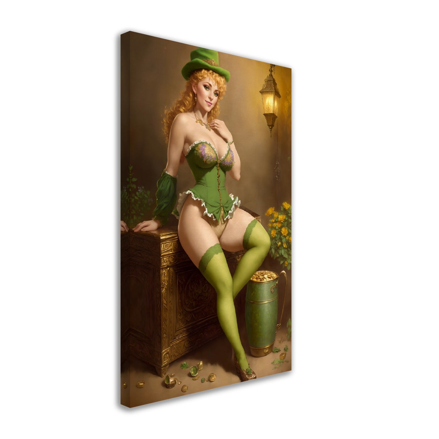 Daily Pinup #19 - Leprechaun Pinup Wall Art