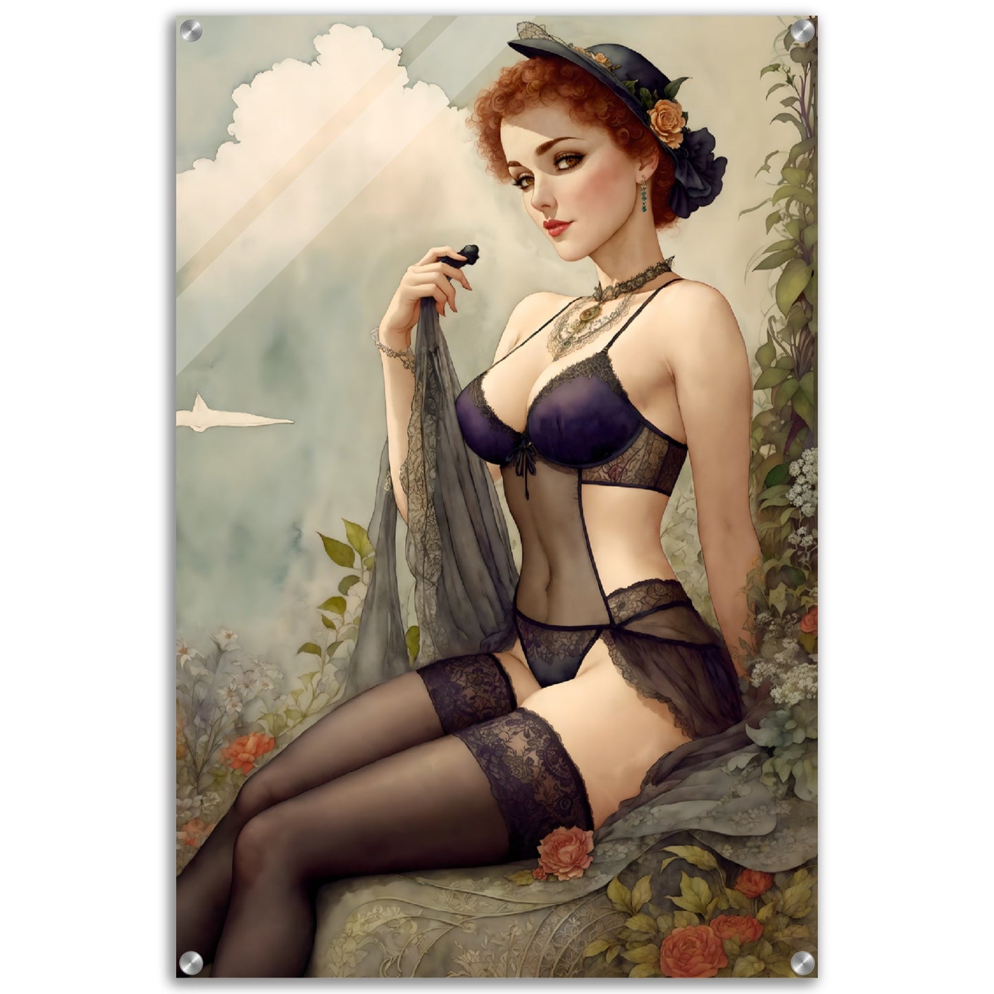 Daily Pinup #60 - Retro Temptress Wall Art