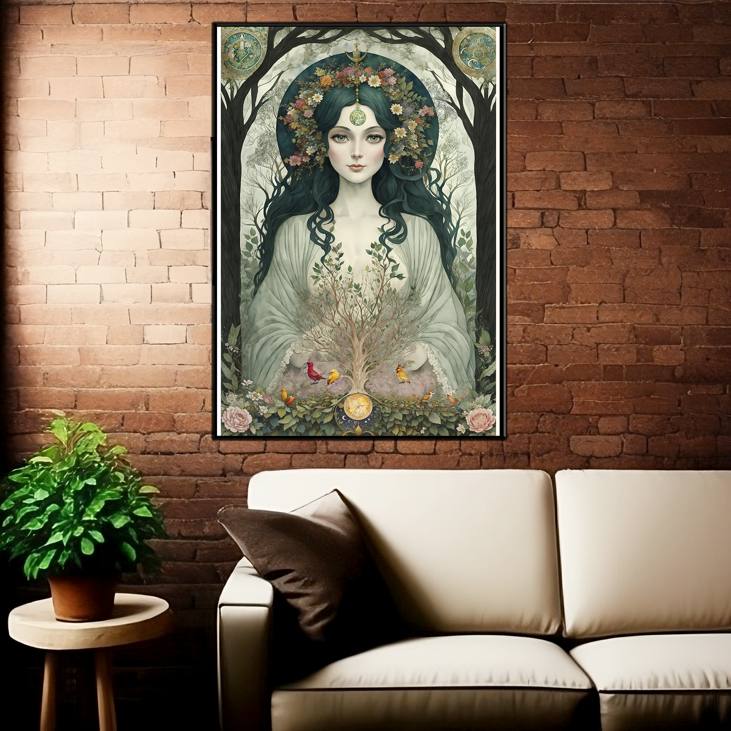 Daily Pinup #71 - Zoe Goddess of New Life Wall Art